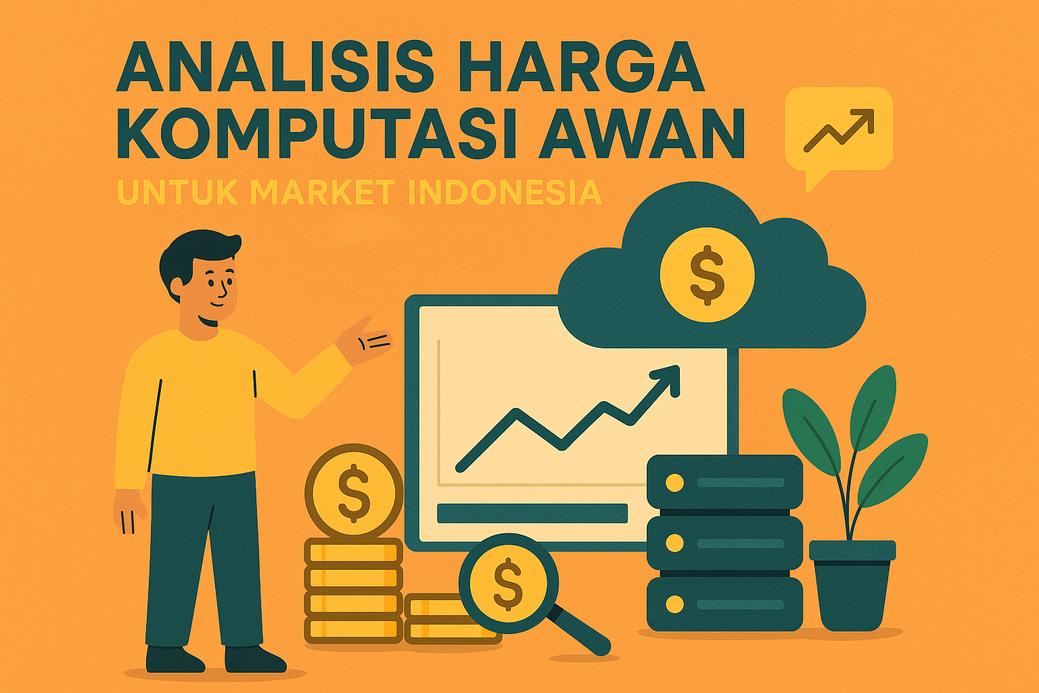 Grafik analisis harga cloud computing untuk market Indonesia